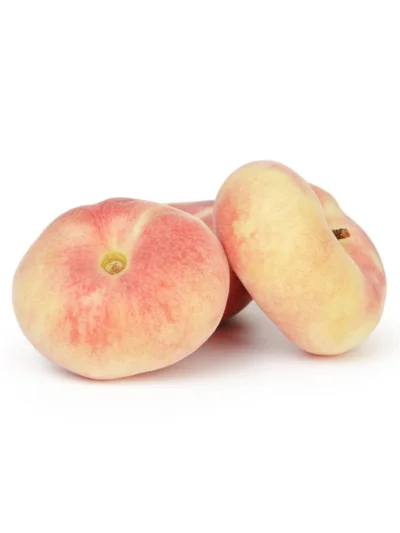 Juicy Organic Ripe Flat Peach